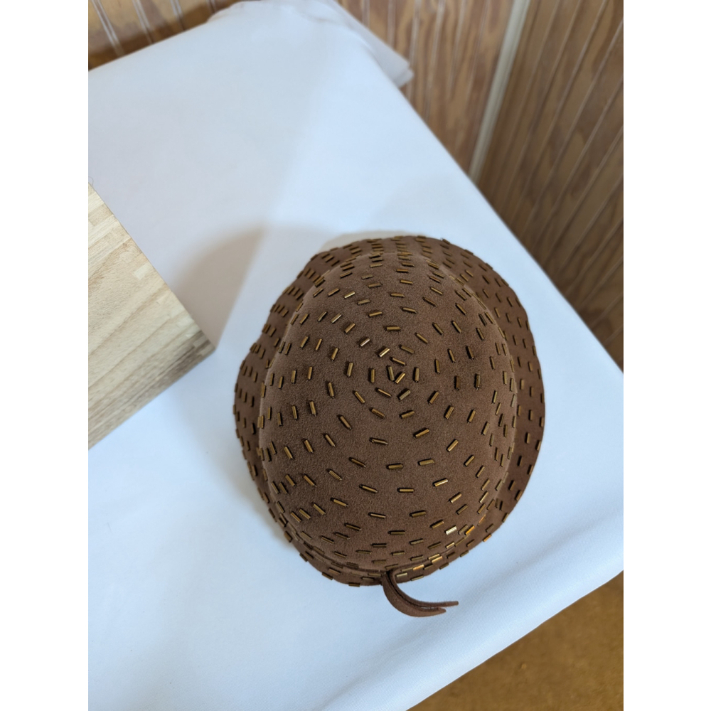 Vintage Women's Flore Miller Hat, One Size, Brown - Picture 6 of 10